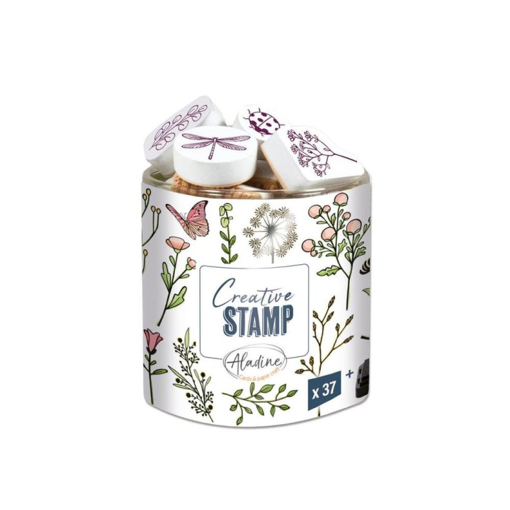 Tampons mousse Creative Stamp Champêtre - Aladine - Rougier et Plé