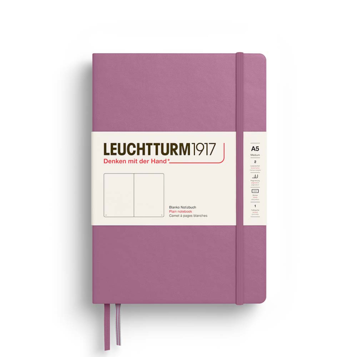 Carnet de notes Rigide A5 14,5 x 21 cm Thinking Ahead Blanc - Leuchtturm1917 - Rougier et Plé