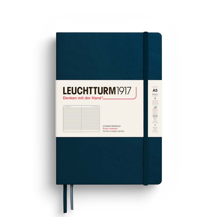 Carnet de notes Rigide A5 14,5 x 21 cm Thinking Ahead Ligné - Leuchtturm1917 - Rougier et Plé