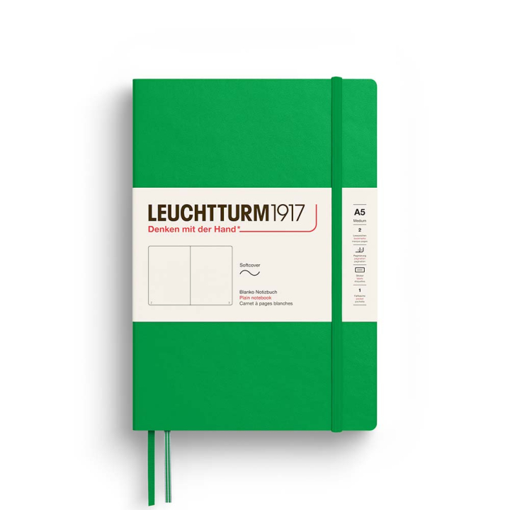 Carnet de notes Souple A5 14,5 x 21 cm Thinking Ahead Blanc - Leuchtturm1917 - Rougier et Plé
