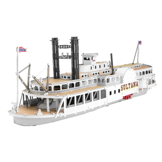 Maquette en métal Bateau à vapeur Sultana - Metal Earth - Rougier et Plé