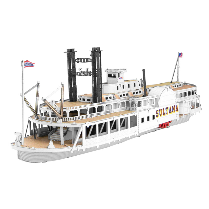 Maquette en métal Bateau à vapeur Sultana - Metal Earth - Rougier et Plé