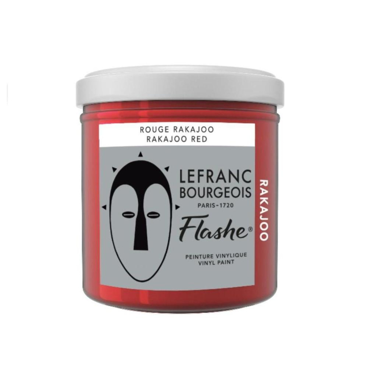 Peinture vinylique extra-fine Flashe Collector Rouge RakaJoo 125 ml - Lefranc Bourgeois - Rougier et Plé