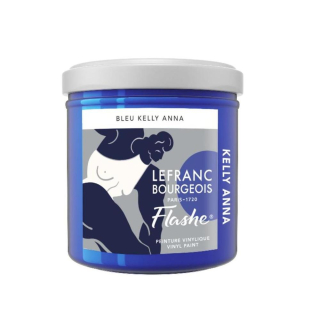 Peinture vinylique extra-fine Flashe Collector Bleu Kelly Anna 125 ml - Lefranc Bourgeois - Rougier et Plé