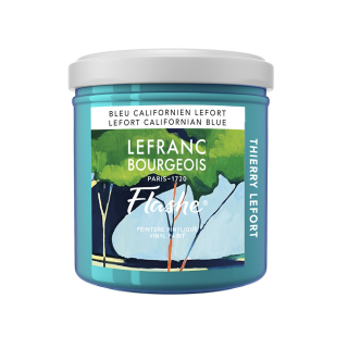 Peinture vinylique extra-fine Flashe Collector Bleu Californien Lefort 125 ml - Lefranc Bourgeois - Rougier et Plé