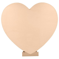 Urne cœur en bois 35 x 33,5 x 13 cm - Artemio - Rougier et Plé