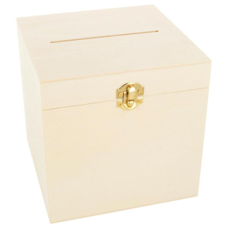Urne carrée en bois 17 x 17 cm - Artemio - Rougier et Plé