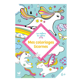 Livre de coloriage - Mes coloriages licornes - Deux Coqs d’or - Rougier et Plé