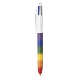 Stylo bille 4 couleurs Corps arc-en-ciel vif - Bic - Rougier et Plé