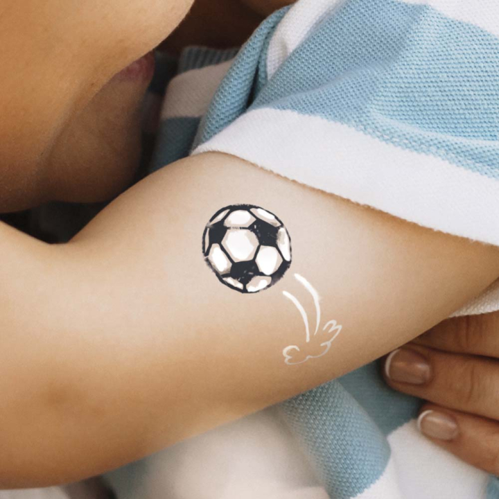 Petite pierre à tatouage Football - Ladot - Rougier et Plé