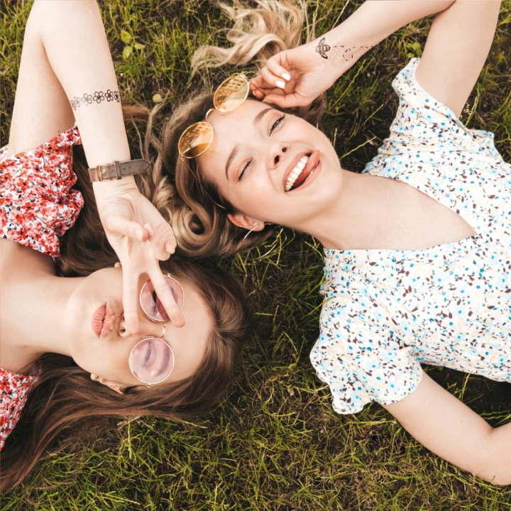 Petite pierre à tatouage Fleur - Ladot - Rougier et Plé