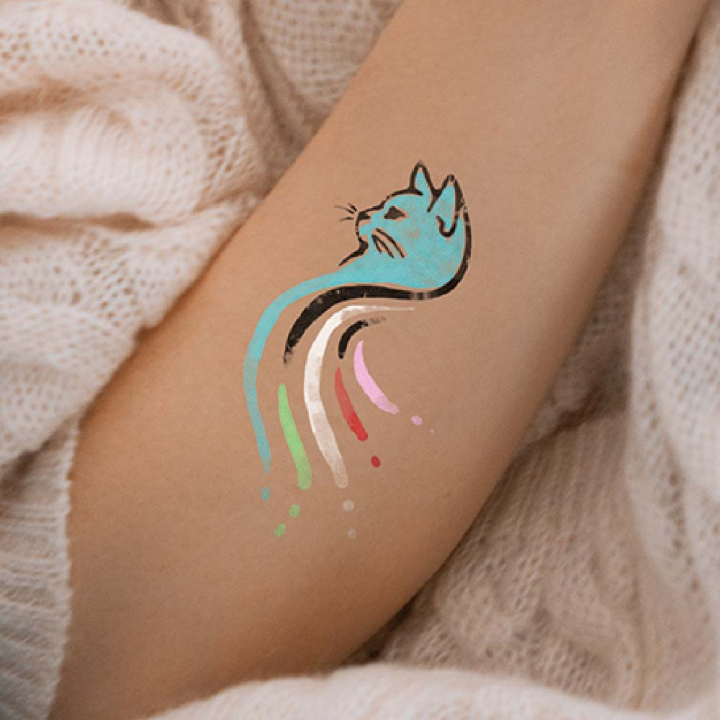 Moyenne pierre à tatouage Chat - Ladot - Rougier et Plé