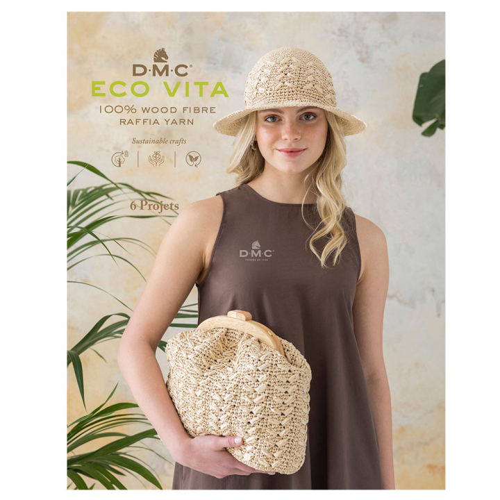 Livre Eco Vita Raffia 6 projets - Rougier et Plé