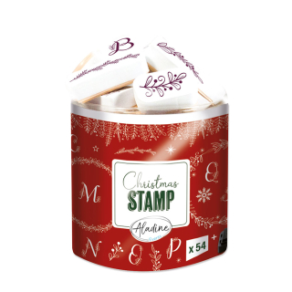 Tampons mousse Creative Stamp Alphabet de Noël 54 pcs - Aladine - Rougier et Plé