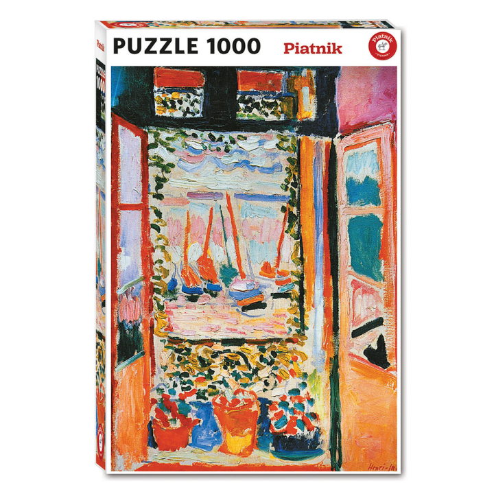 Puzzle Fenêtre ouverte de henri Matisse 1000 pièces - Piatnik - Rougier et Plé