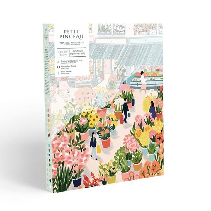 Peinture par numéro Petit pinceau Flower Market - La petite épicerie - Rougier et Plé