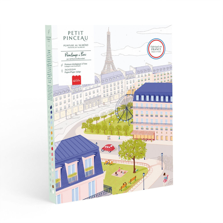 Peinture par numéro Petit pinceau Un printemps à Paris - La petite épicerie - Rougier et Plé