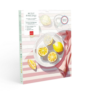 Peinture par numéro Petit pinceau Citrons de Menton - La petite épicerie - Rougier et Plé