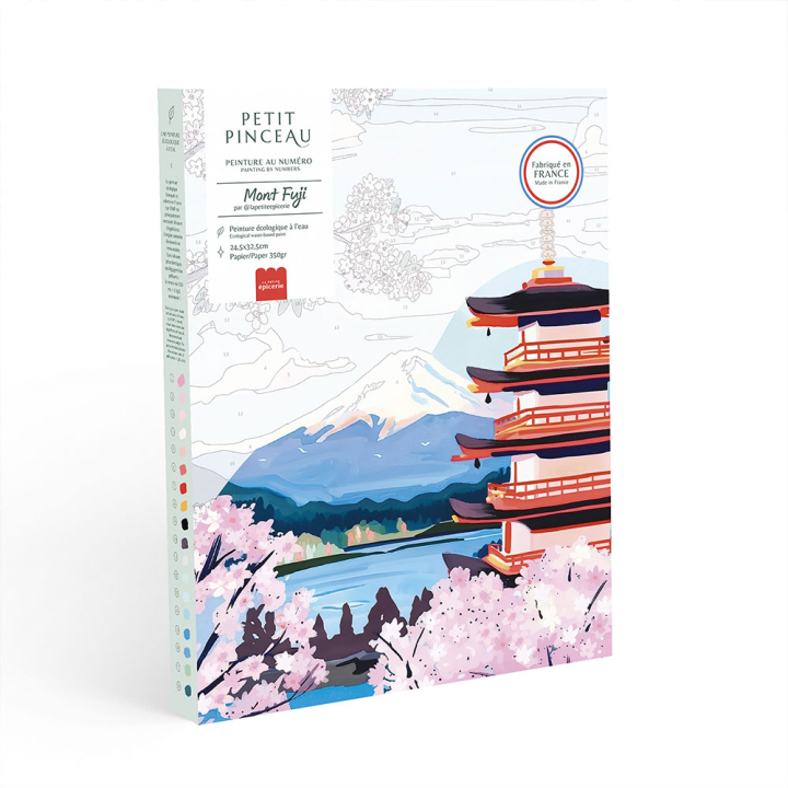 Peinture par numéro Petit pinceau Mont Fuji - La petite épicerie - Rougier et Plé