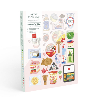 Peinture par numéro Petit pinceau Week-end à Tokyo - La petite épicerie - Rougier et Plé