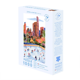 Puzzle 1000 pièces Skating in New York -  La petite épicerie - Rougier et Plé