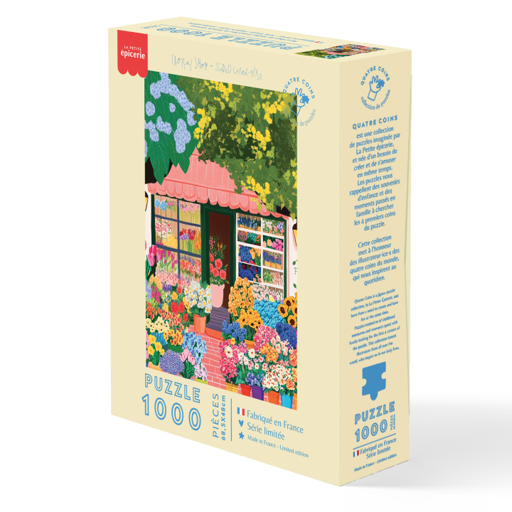 Puzzle 1000 pièces Floral Shop - La petite épicerie - Rougier et Plé