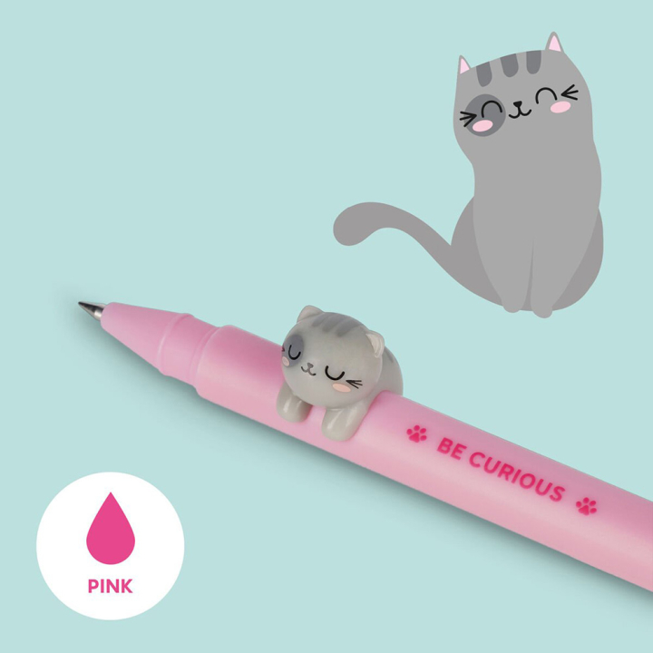 Stylo à Encre Gel Rose Kitty - Legami - Rougier et Plé