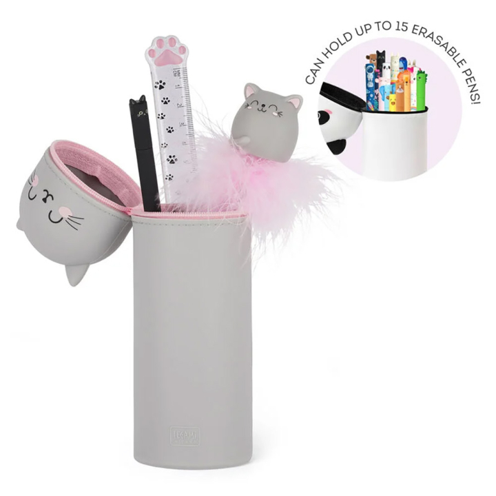 Trousse 2 en 1 Silicone Souple Kitty - Legami - Rougier et Plé