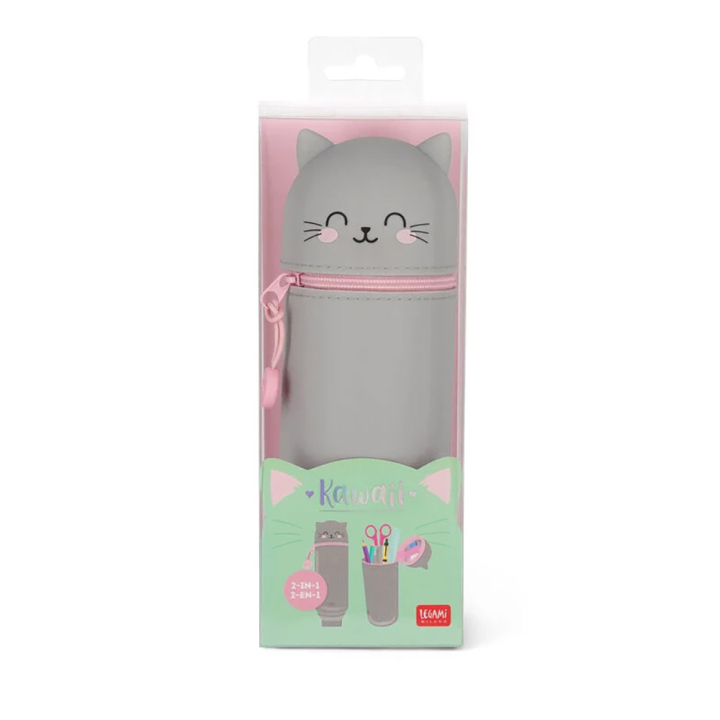 Trousse 2 en 1 Silicone Souple Kitty - Legami - Rougier et Plé