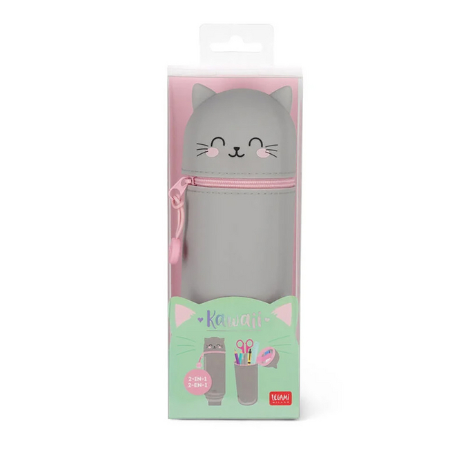 Trousse 2 en 1 Silicone Souple Kitty - Legami - Rougier et Plé