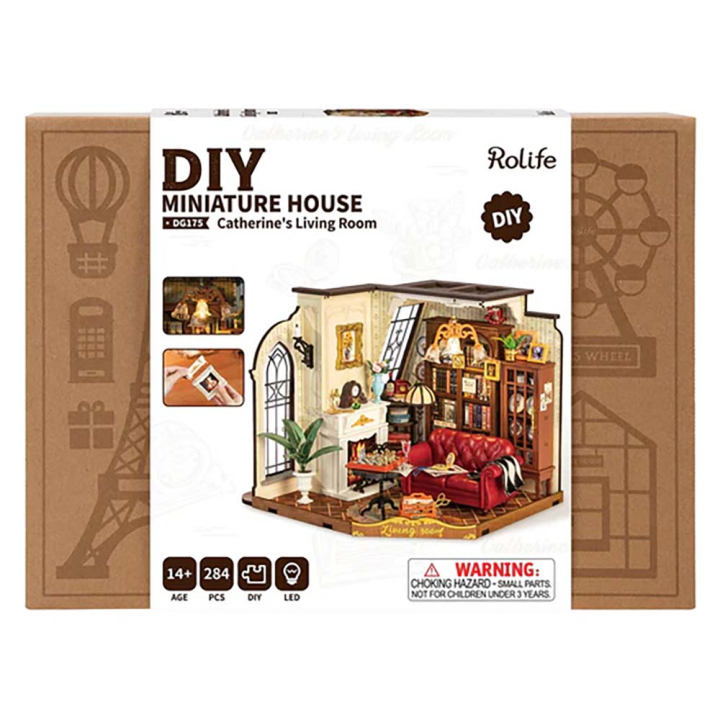 Maison miniature DIY Catherine's Living Room - Rolife - Rougier et Plé