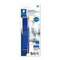 Crayon graphite aquarellable Mars Lumograph Set 3 crayons + 1 pinceau - Staedtler - Rougier et Plé