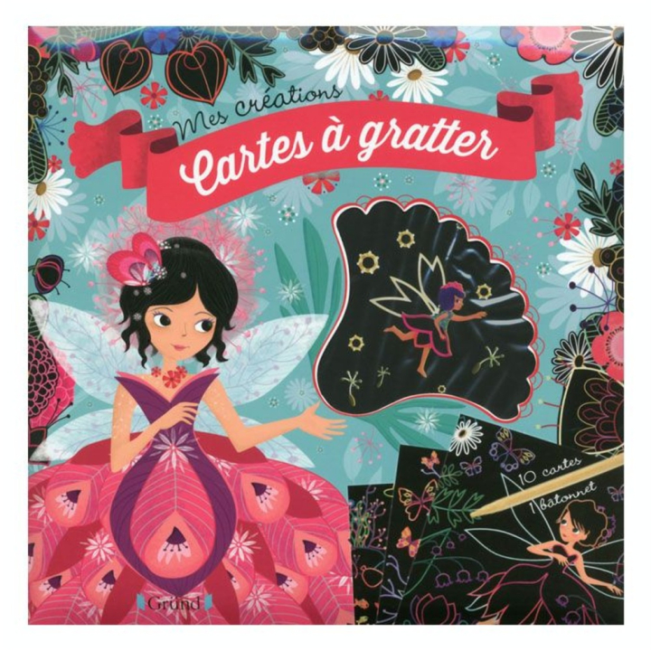 Pochette Mes créations : Carte à gratter Fées - Gründ - Rougier et Plé