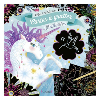 Pochette Mes créations : Carte à gratter Brillantes - Gründ - Rougier et Plé