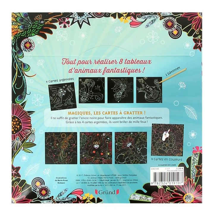 Pochette Mes créations : Carte à gratter Brillantes - Gründ - Rougier et Plé