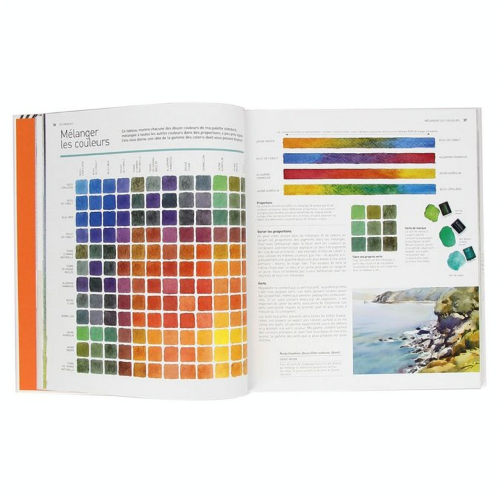 Livre Manuel complet de l'aquarelle - Eyrolles - Rougier et Plé