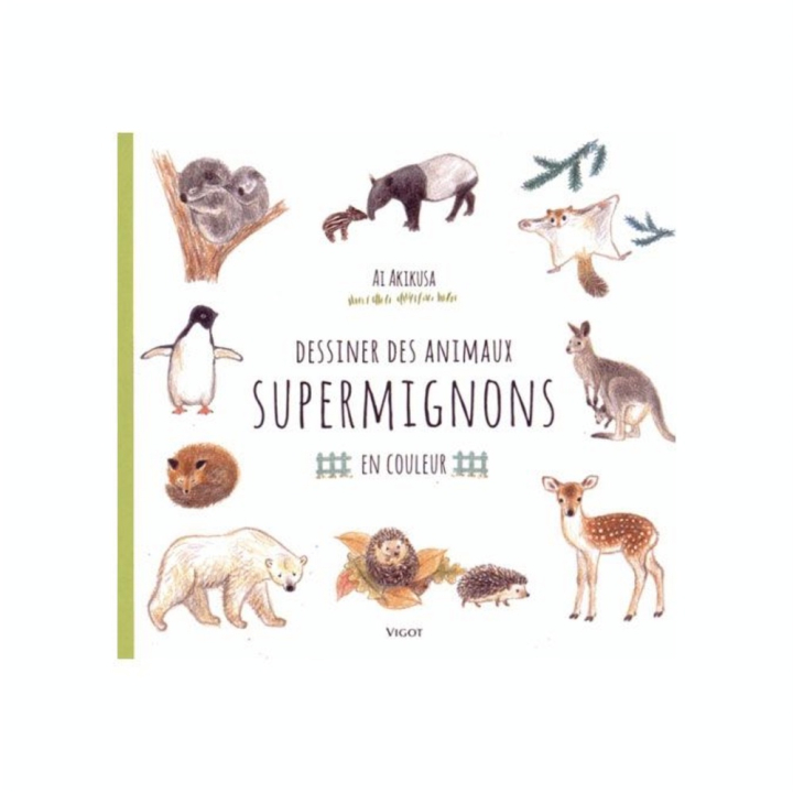Livre Dessiner des animaux supermignons en couleur - Éditions Vigot - Rougier et Plé