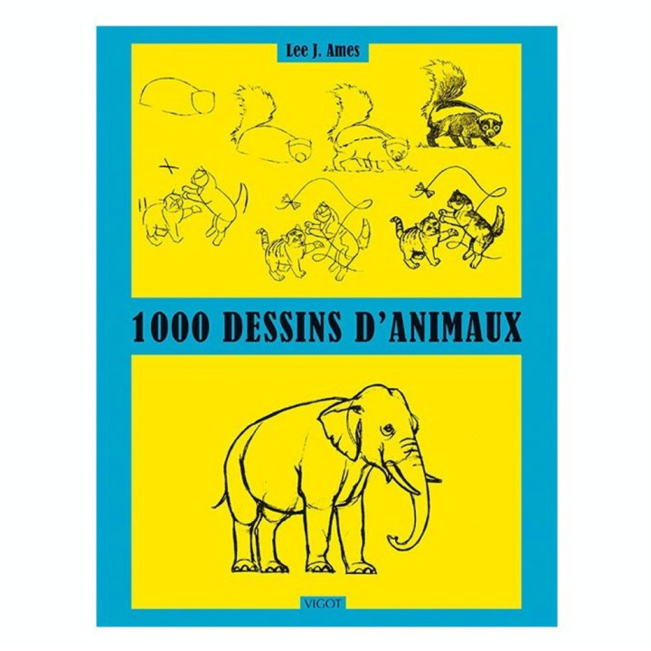Livre 1000 dessins d'animaux - Éditions Vigot - Rougier et Plé