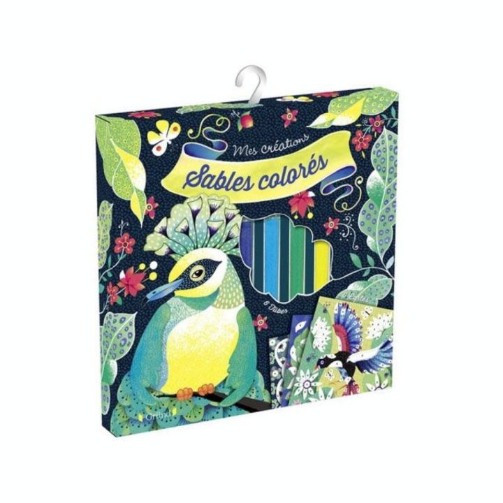 Pochette Mes créations : Sable colorés Oiseaux de paradis - Gründ - Rougier et Plé