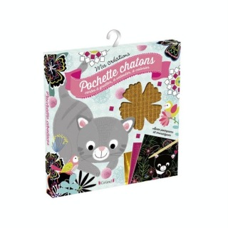 Pochette Mes créations : Cartes à gratter Chatons - Gründ - Rougier et Plé