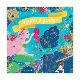 Pochette Mes créations : Cartes à gratter Sirènes - Gründ - Rougier et Plé