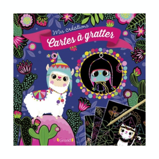 Pochette Mes créations : Cartes à gratter Bébés animaux - Gründ - Rougier et Plé