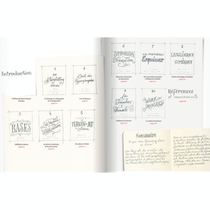 Livre Les secrets du lettrage Le dessin de lettres, de la première esquisse à la touche finale - Eyrolles - Rougier et Plé