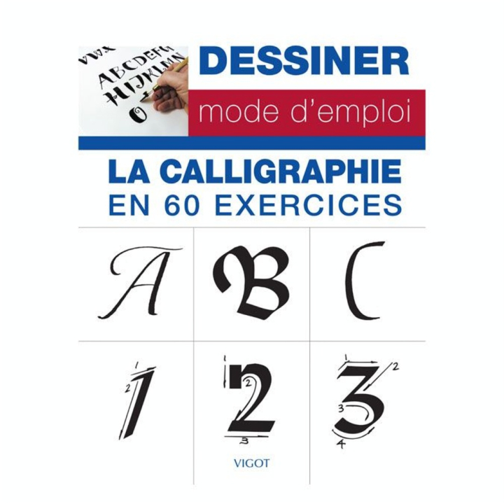 Livre La calligraphie en 60 exercices - Éditions Vigot - Rougier et Plé