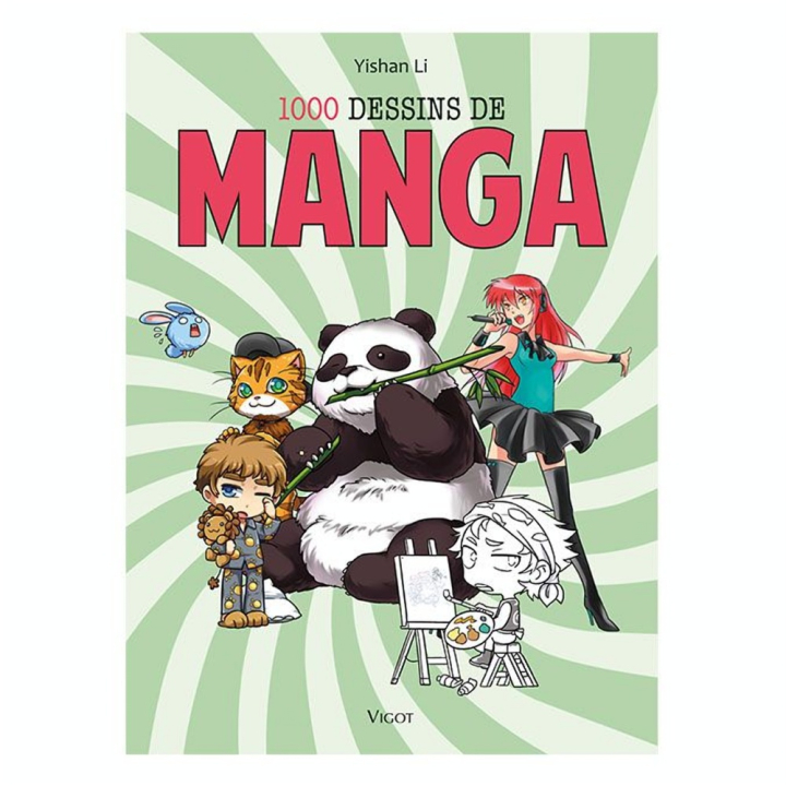 Livre 1000 dessins de manga - Éditions Vigot - Rougier et Plé