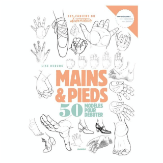 Livre Dessiner mains et pieds - Mango - Rougier et Plé