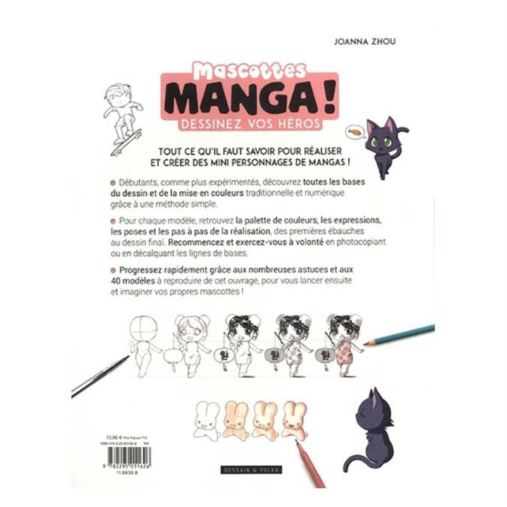 Livre Mascottes manga ! Dessinez vos héros - Dessain et Tolra - Rougier et Plé