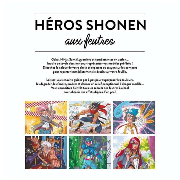 Livre Héros shonen aux feutres - Mango - Rougier et Plé