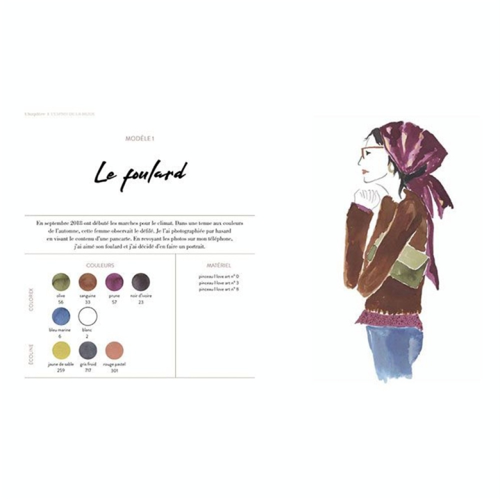 Livre Encres colorées, le style au bout du pinceau - Mango - Rougier et Plé