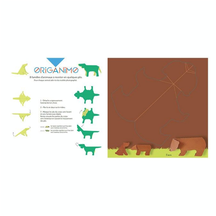 Livre Bébés animaux à plier et à jouer - Mango - Rougier et Plé